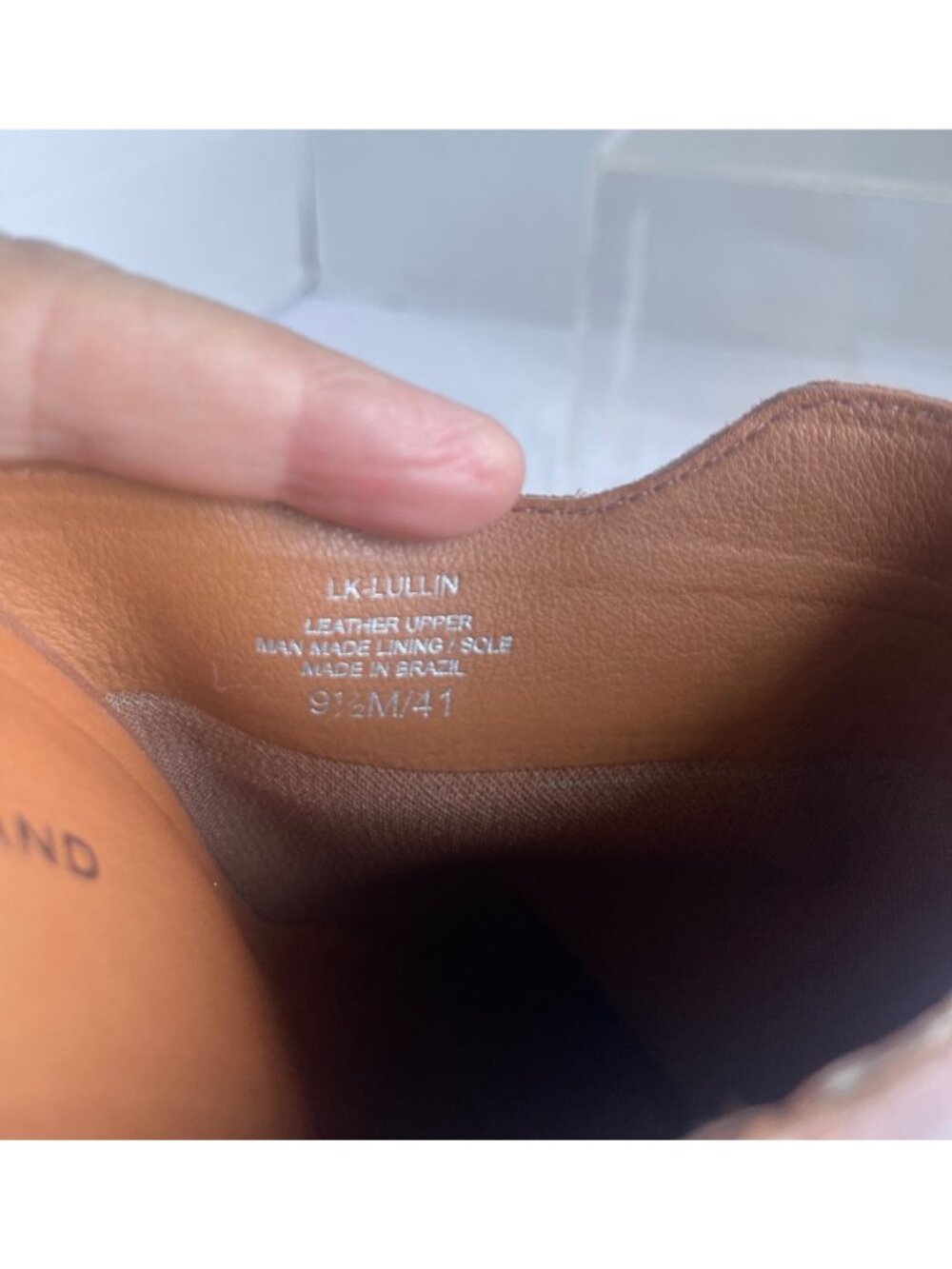 Lucky Brand Lullin Womens Tan Leather Casual Mules Size 9.5M Western Festival - Picture 6 of 11